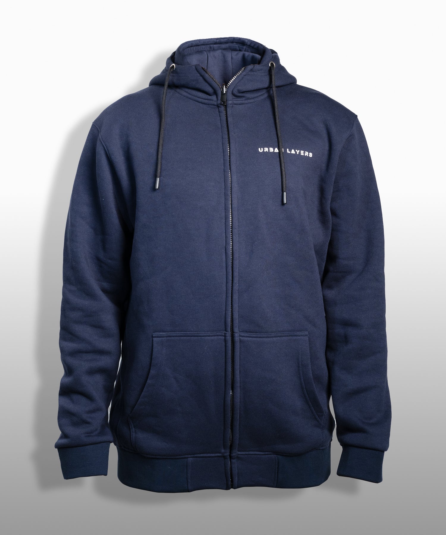 ZIP THRU Hoodie | Navy Blue