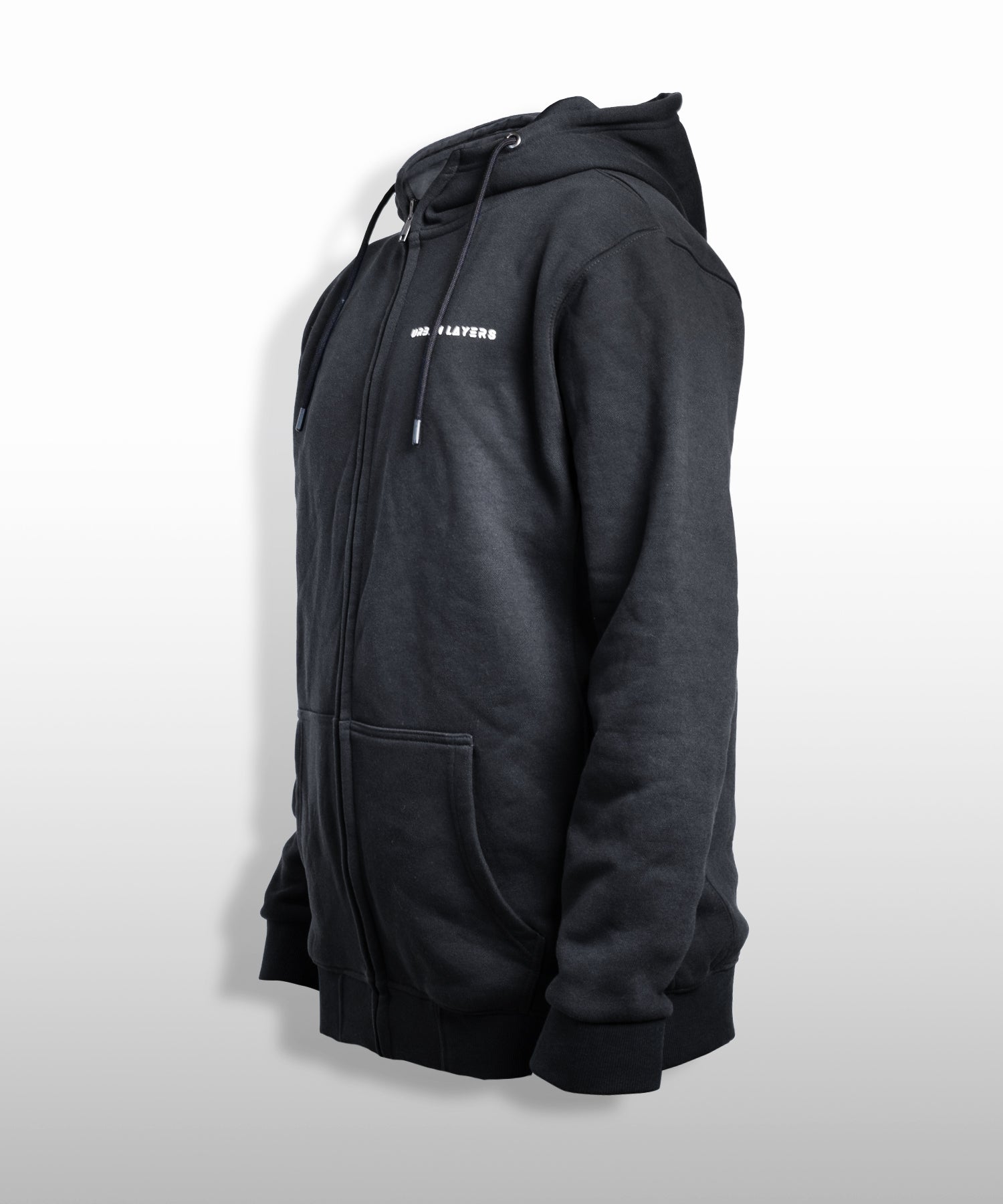 ZIP THRU Hoodie | Black