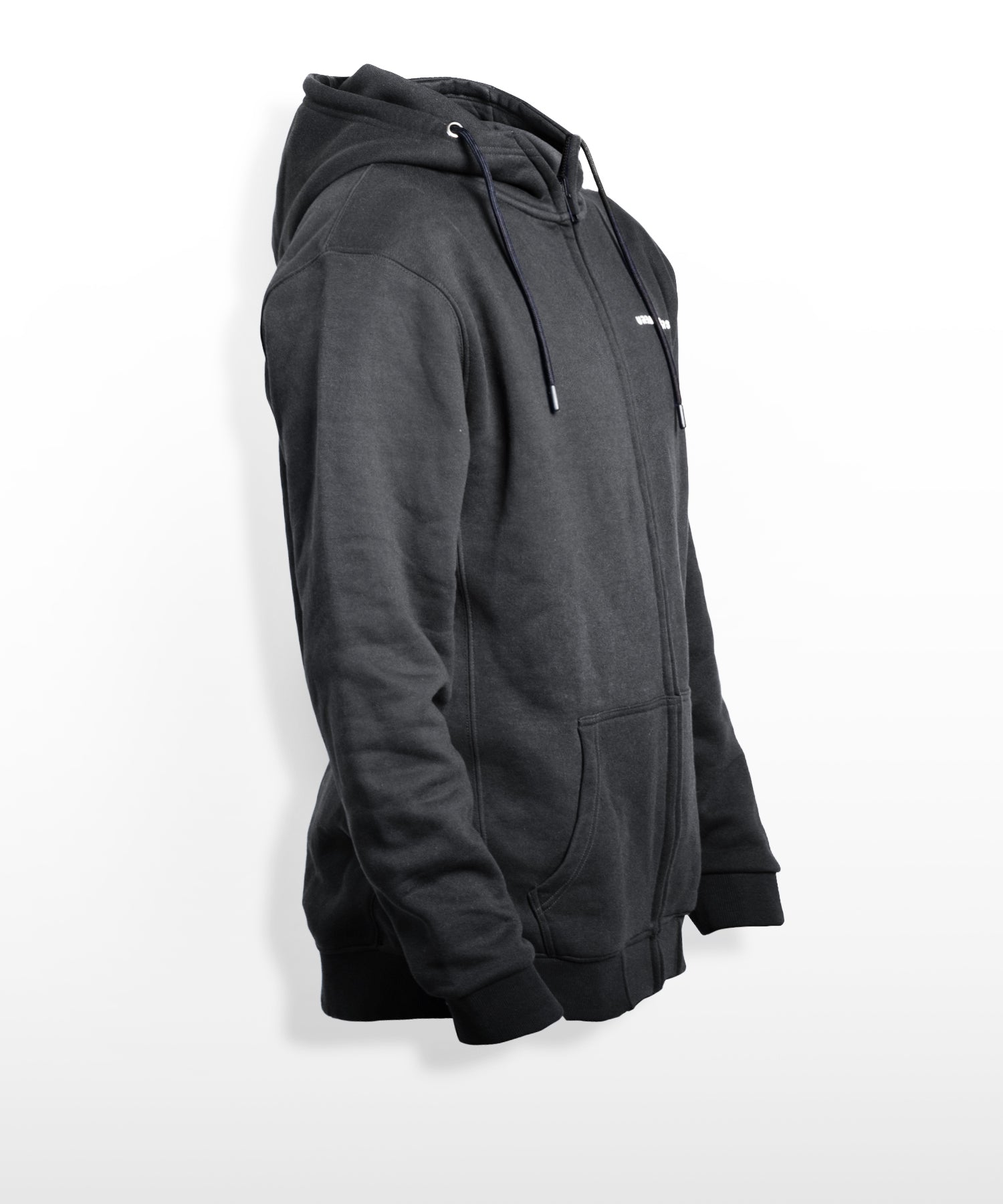 ZIP THRU Hoodie | Black