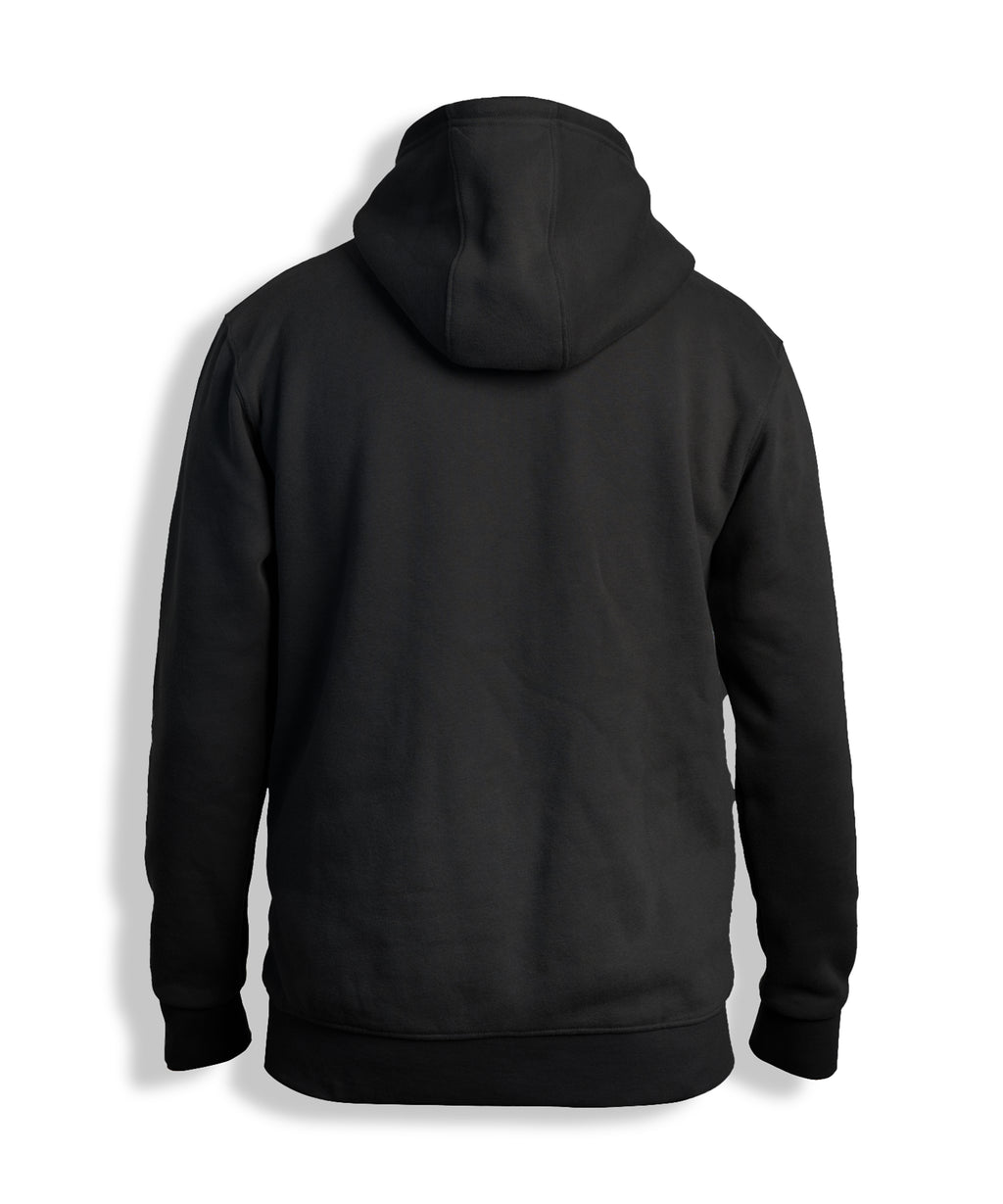 Classic lace-free Pullover Hoodie | Black