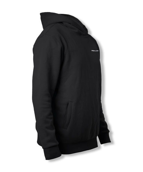 Classic lace-free Pullover Hoodie | Black