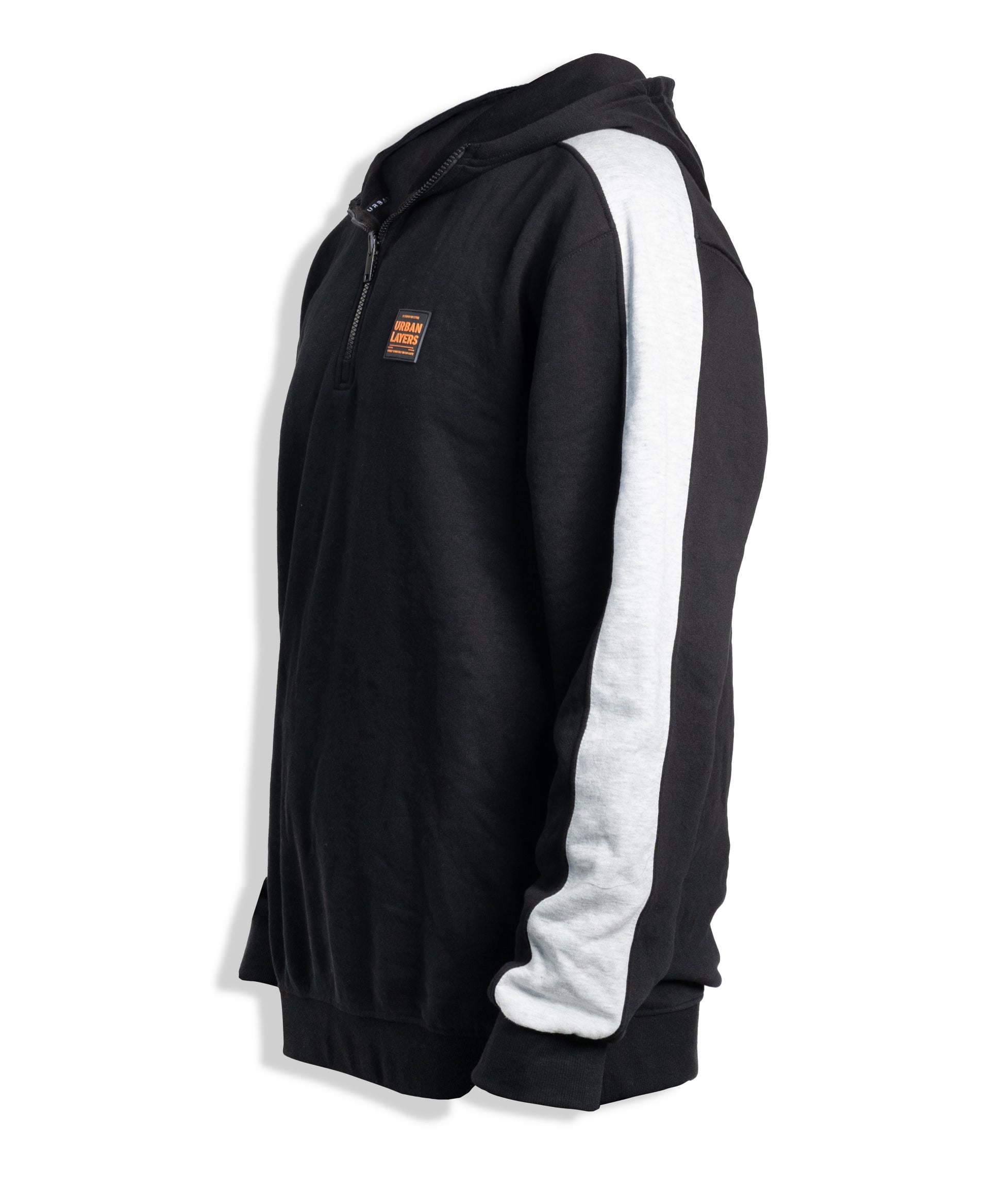 Block Loose Hoodie | Black
