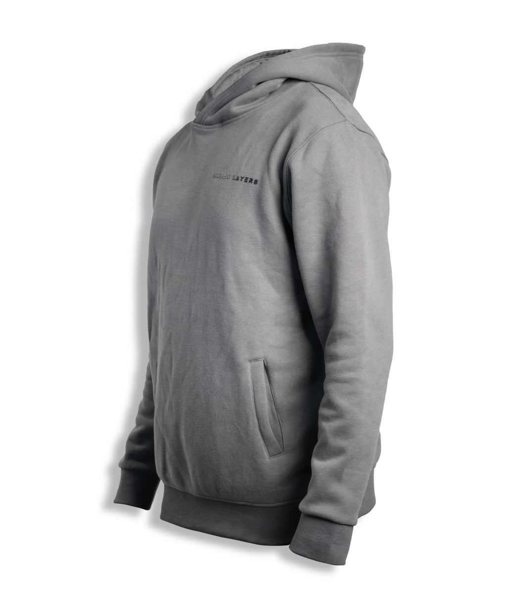 Classic lace-free Pullover Hoodie | Dark Grey