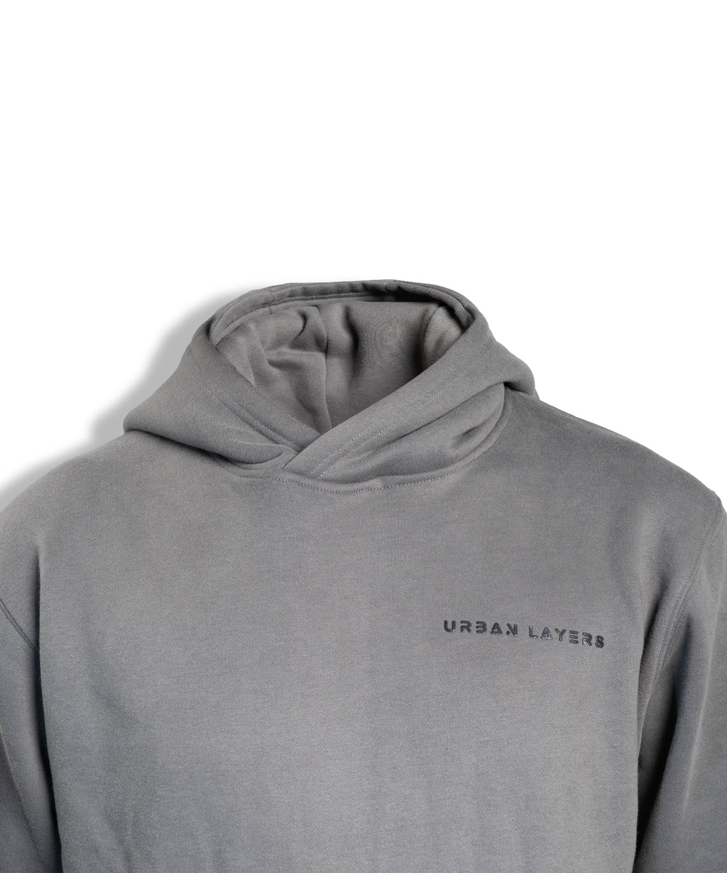 Classic lace-free Pullover Hoodie | Dark Grey