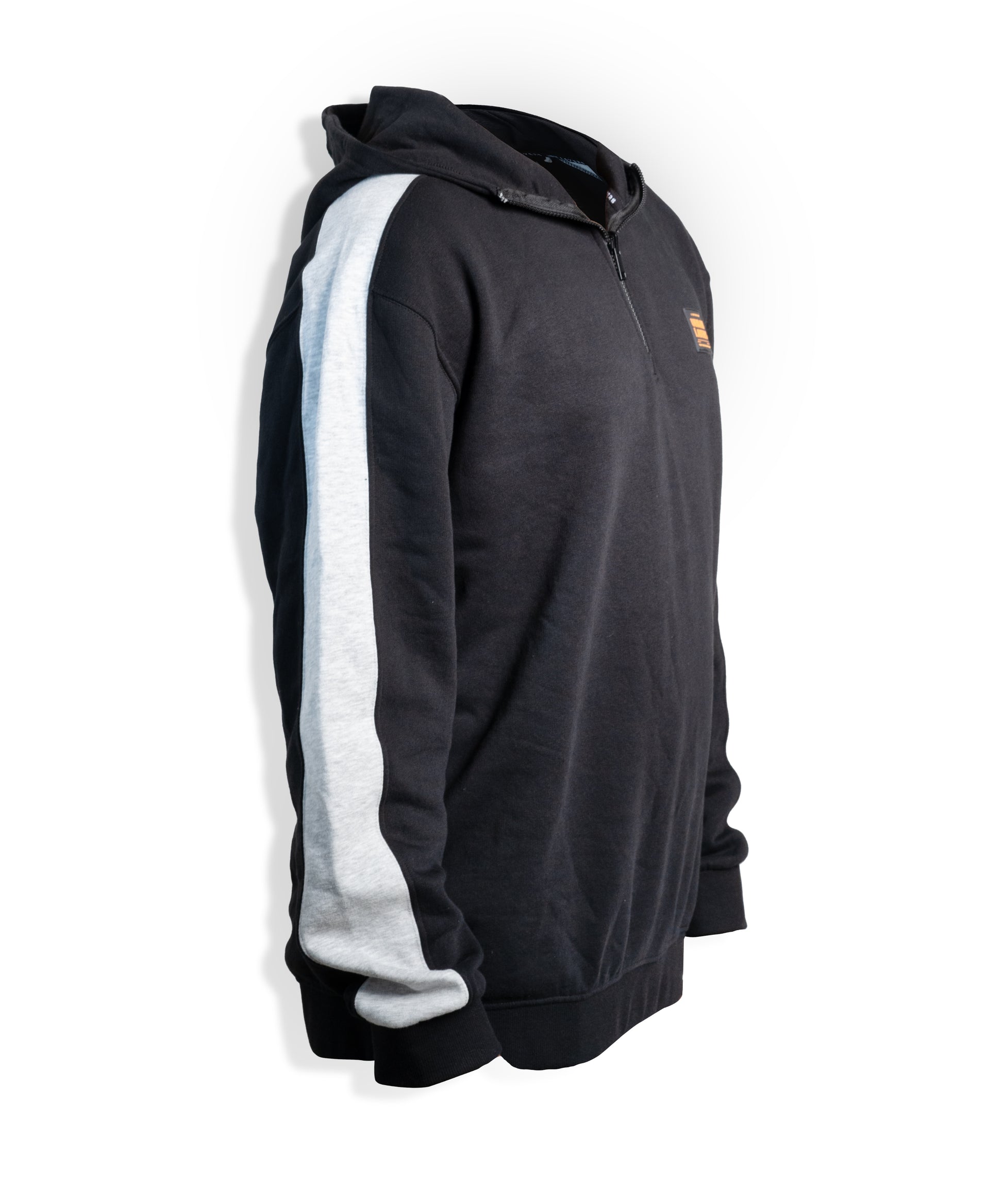Block Loose Hoodie | Black