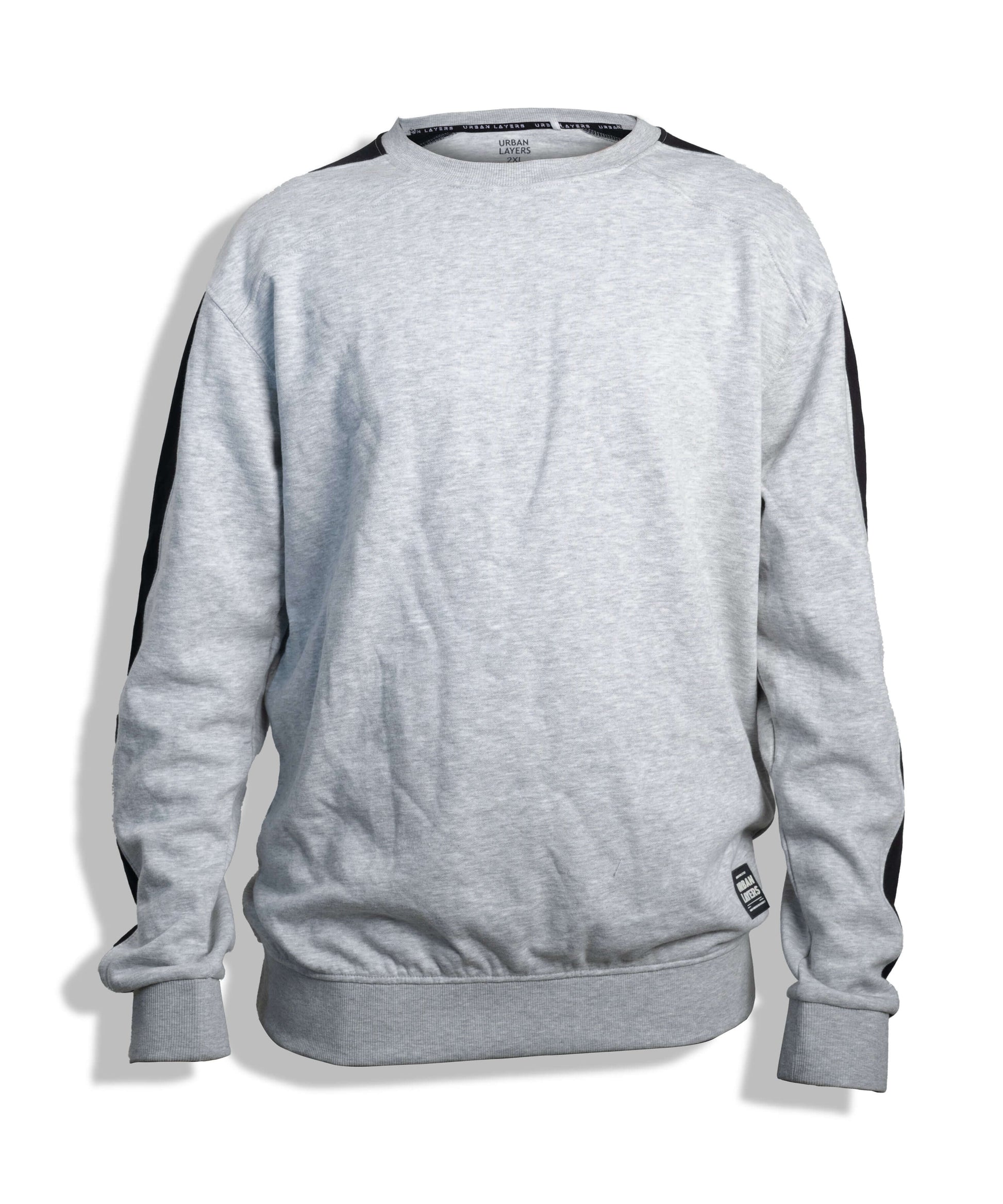 Sweatshirt with Sleeve Stripe