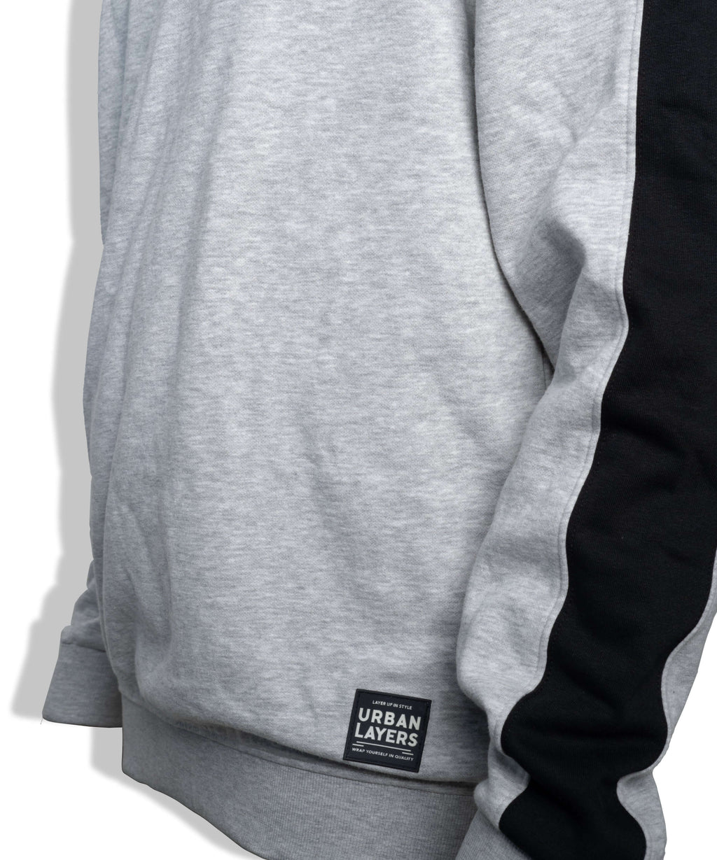 Sweatshirt with Sleeve Stripe