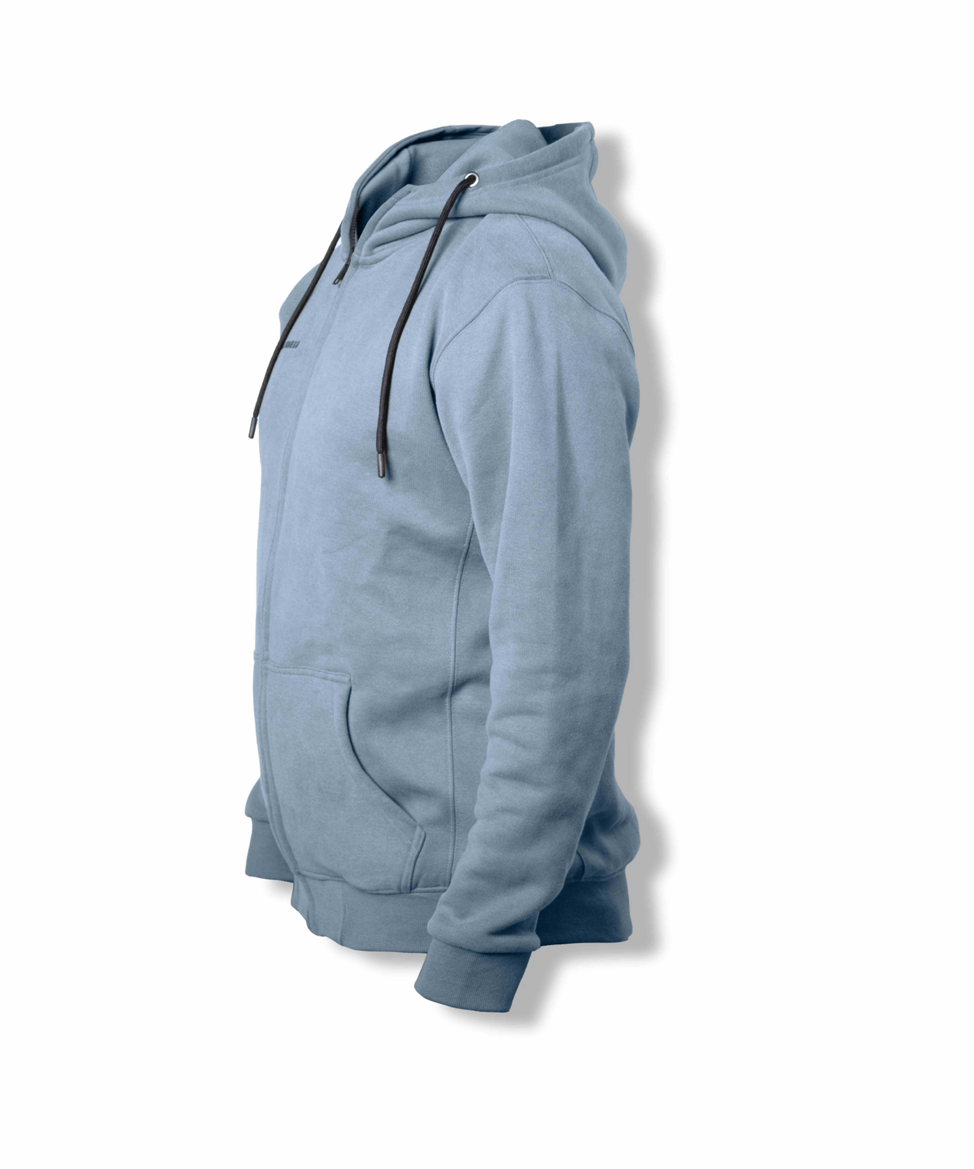 ZIP THRU Hoodie | Steel Blue