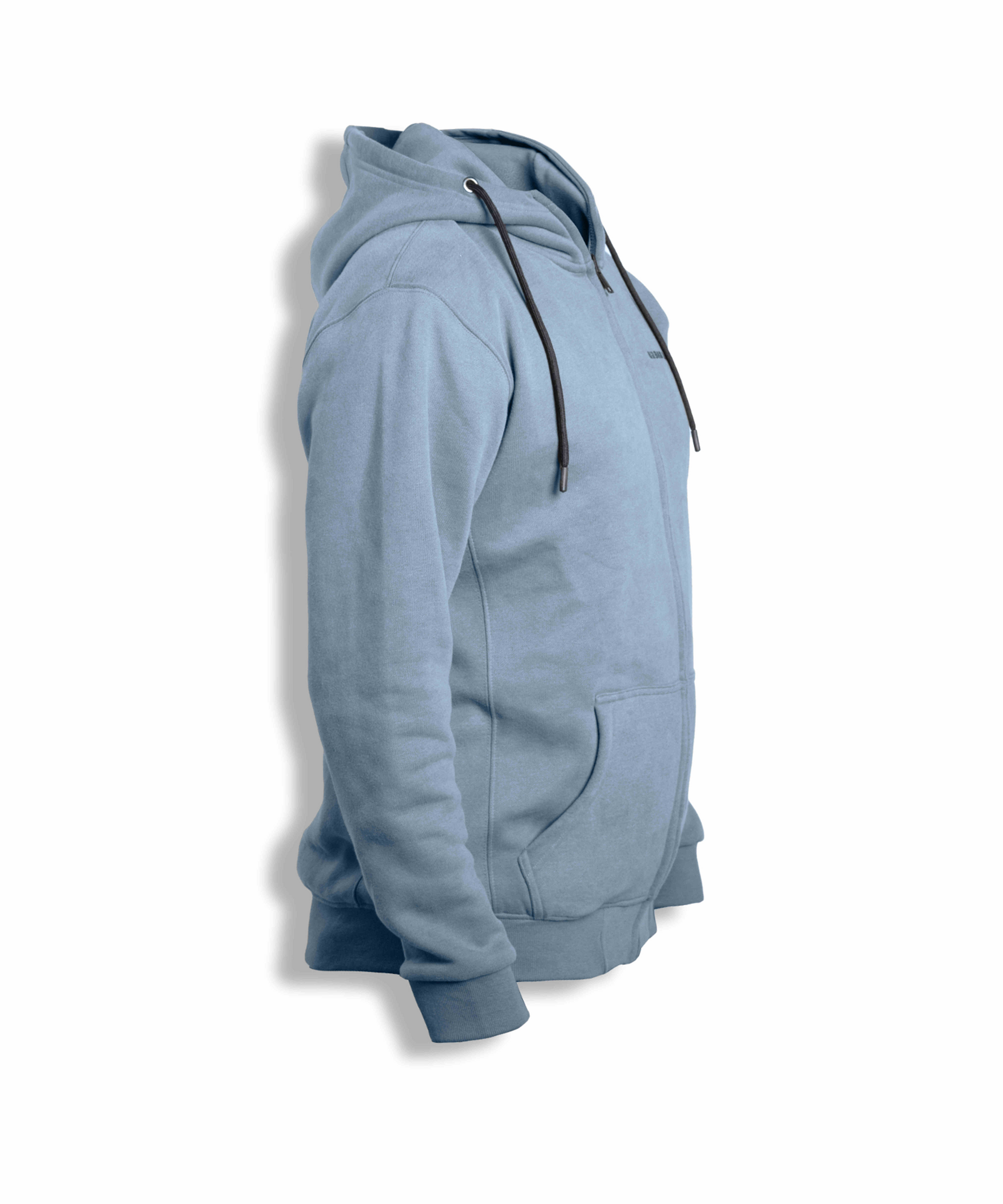 ZIP THRU Hoodie | Steel Blue