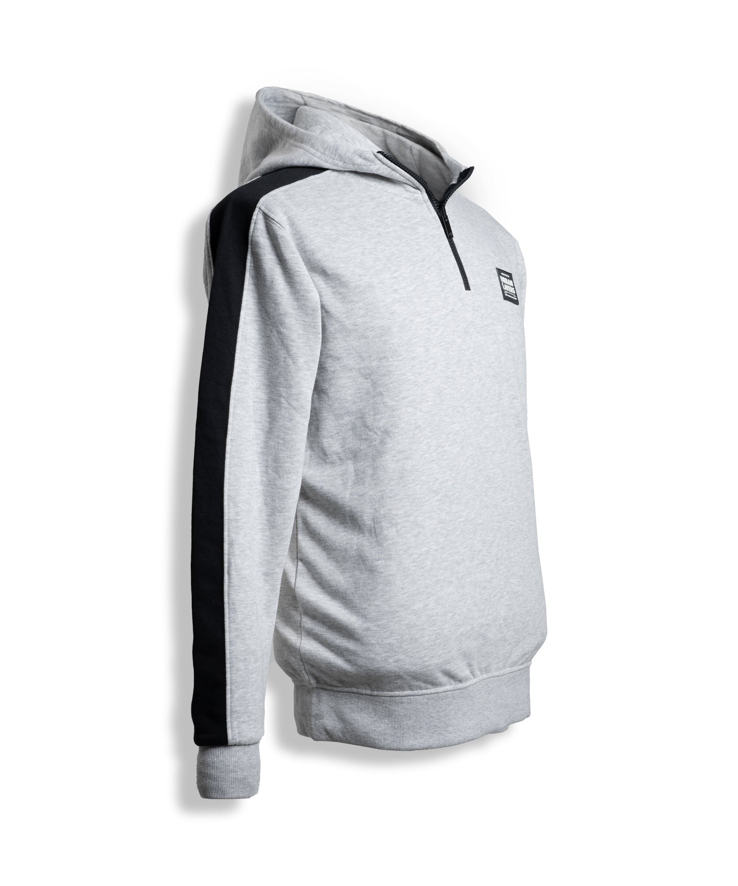 Block Loose Hoodie | Light Grey