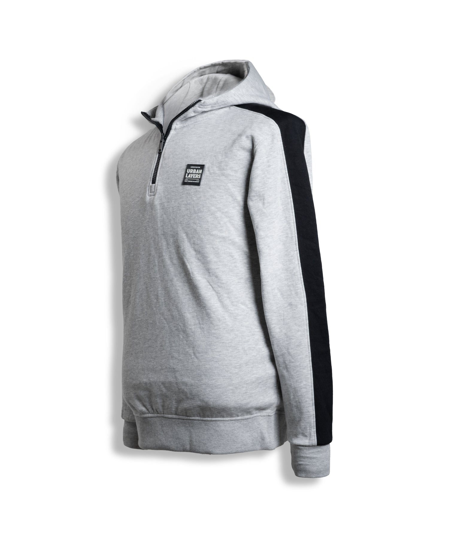 Block Loose Hoodie | Light Grey