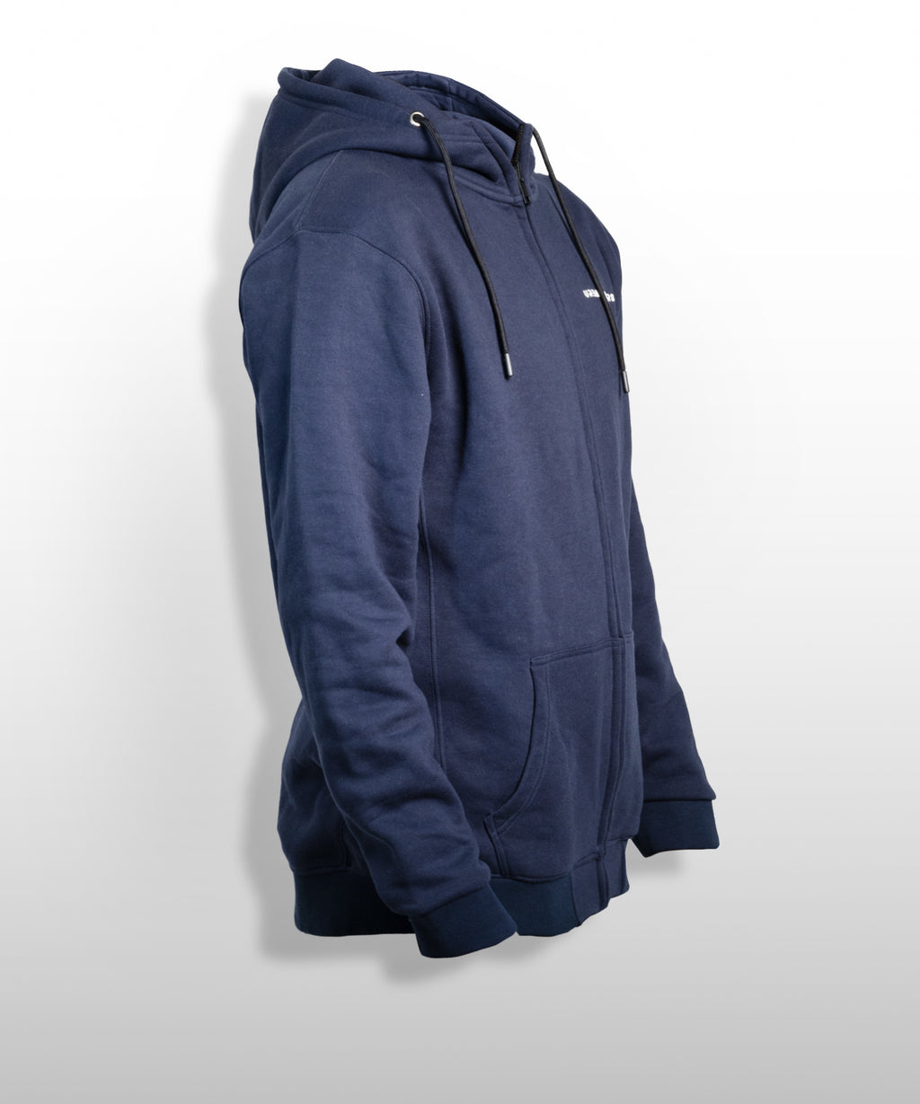 ZIP THRU Hoodie | Navy Blue