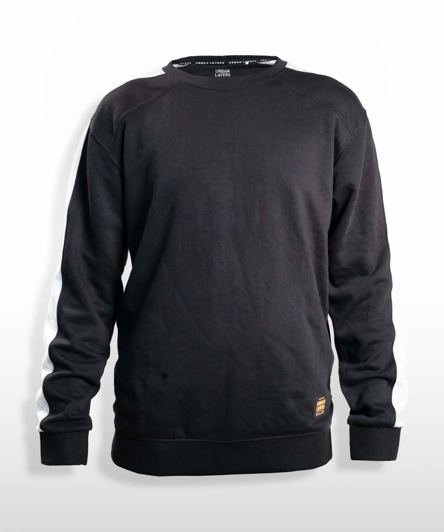 Sweatshirt with Sleeve Stripe