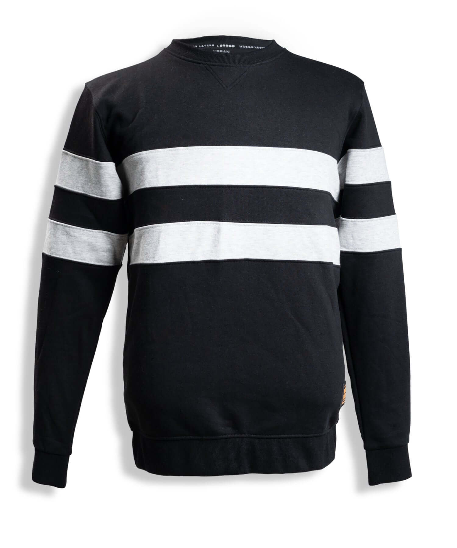 Sweatshirt with Horizontal Stripe