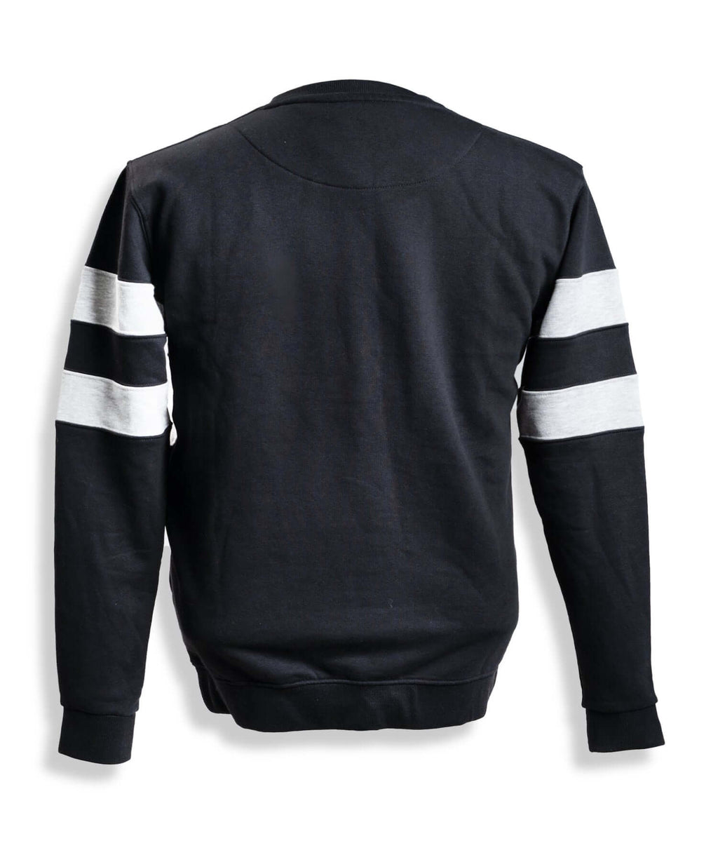 Sweatshirt with Horizontal Stripe