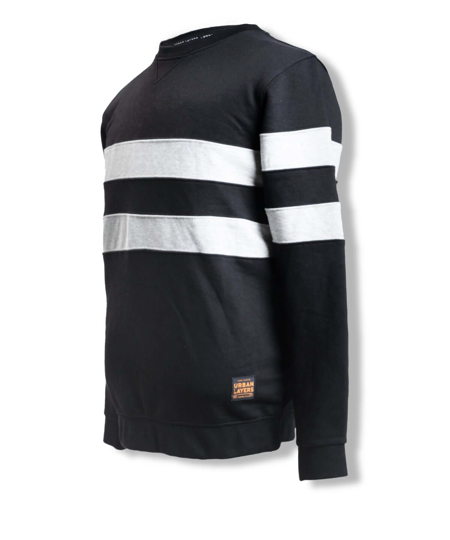 Sweatshirt with Horizontal Stripe