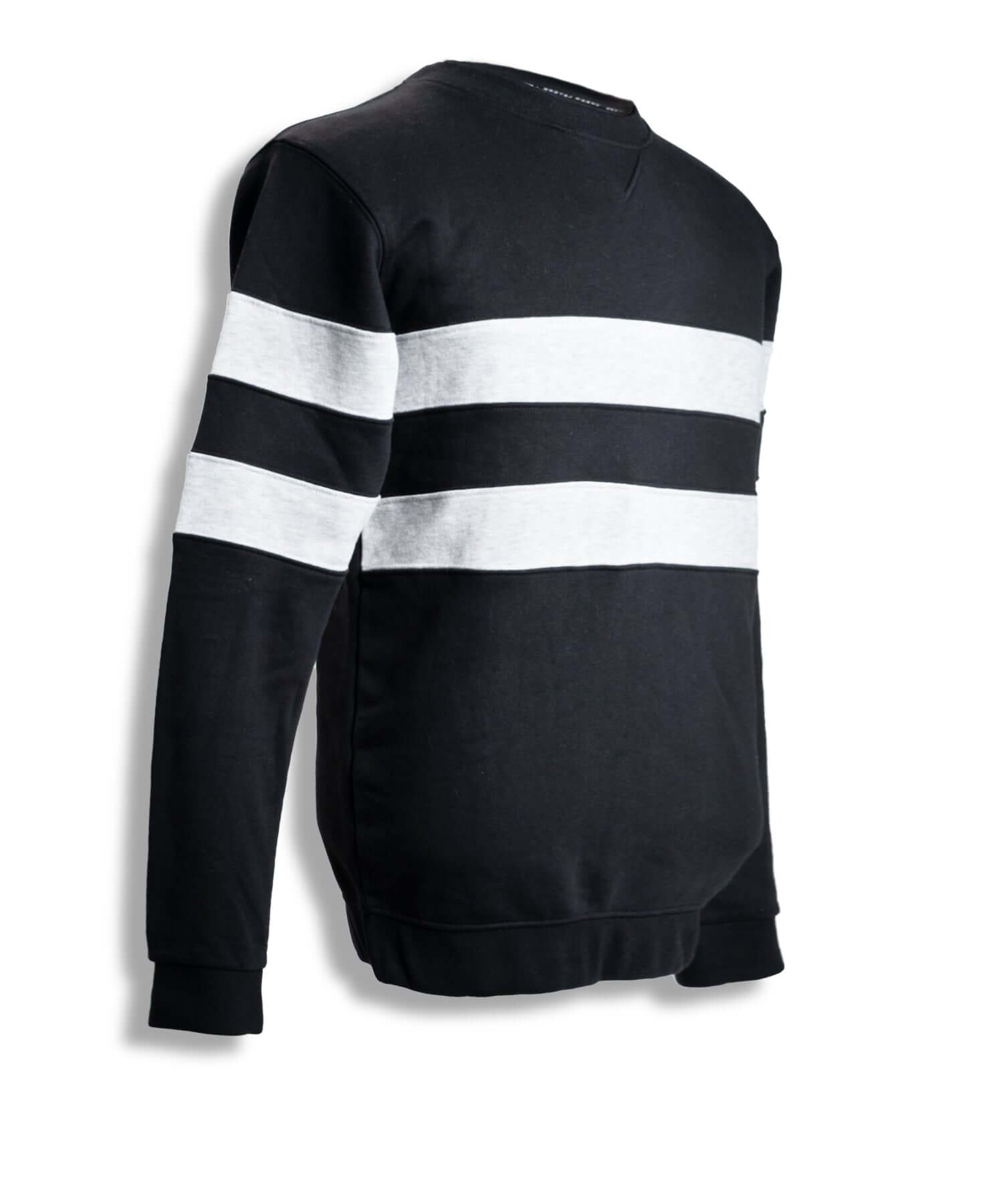 Sweatshirt with Horizontal Stripe